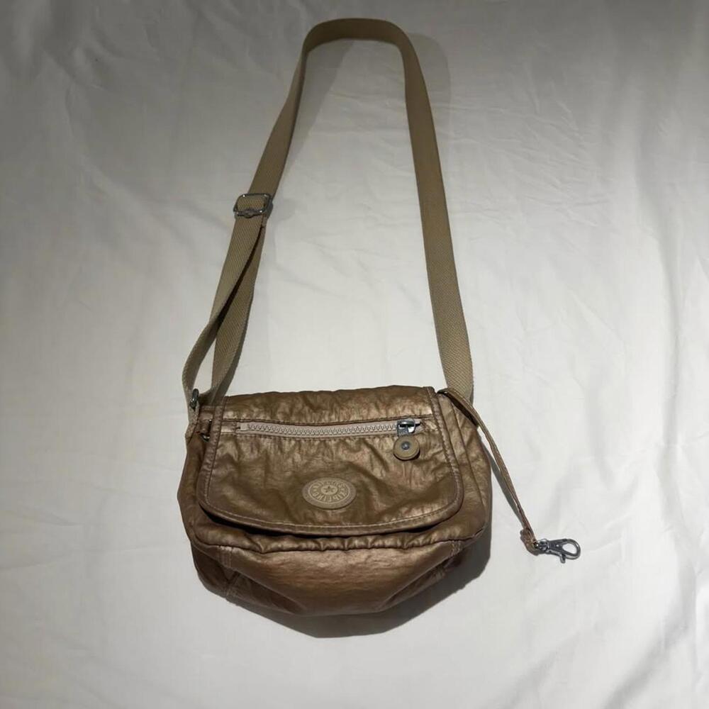 Kipling Sabian Crossbody Purse‎ Gold - Picture 3 of 7